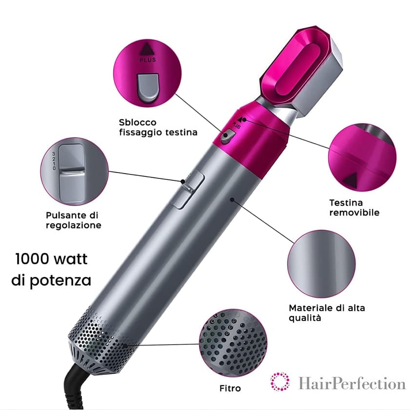 HairPerfection™&nbsp; proteggi e valorizza i tuoi capelli con il Multistyler pensato per la "Bellezza Femminile"